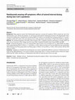 Research paper thumbnail of Natalizumab wearing-off symptoms: effect of extend interval dosing during Sars-CoV-2 pandemic