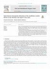 Research paper thumbnail of Superolateral Extracapsular Dislocation of the Mandibular Condyle: Review of the Literature and Report of Two Cases