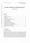 Research paper thumbnail of Formality and finiteness in rational homotopy theory