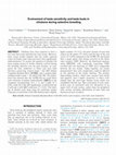 Research paper thumbnail of Evolvement of taste sensitivity and taste buds in chickens during selective breeding