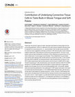 Research paper thumbnail of Contribution of Underlying Connective Tissue Cells to Taste Buds in Mouse Tongue and Soft Palate