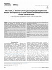 Research paper thumbnail of PIGT-CDG, a disorder of the glycosylphosphatidylinositol anchor: description of 13 novel patients and expansion of the clinical characteristics