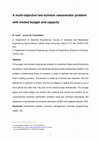 Research paper thumbnail of A two-echelon newsvendor problem with limited budget and capacity