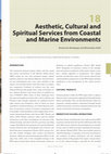 Research paper thumbnail of Aesthetic, cultural and spiritual services from coastal and marine environments