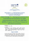 Research paper thumbnail of Deliverable T1.1.2 - Methodological proposal for harmonized sampling procedure, analytical methodologies