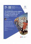 Research paper thumbnail of « Aux fondement de la religion de l'Etat en France : le roi, le pape et le procès des Templiers (1307-1314) », conférence à l'Univ. de Luxembourg, 24 octobre 2022