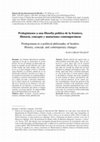 Research paper thumbnail of Prolegómenos a una filosofía política de la frontera. Historia, concepto y mutaciones contemporáneas