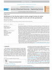 Research paper thumbnail of Modification of the Brazilian indirect tensile strength formula for better estimation of the tensile strength of rocks and rock-like geomaterials