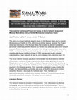 Research paper thumbnail of Transnational Cartels and Prison/Jail Gangs: A Social Network Analysis of  Mexican Mafia (Eme) and La Familia Michoacana Conspiracy Cases