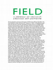 Research paper thumbnail of FIELD Issue 22 has just been launched.