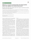 Research paper thumbnail of Editorial on “Long-term outcomes after near-infrared sentinel lymph node mapping in non-small cell lung cancer”