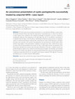 Research paper thumbnail of An uncommon presentation of cystic pachypleuritis successfully treated by uniportal VATS—case report