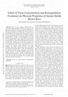 Research paper thumbnail of Effect Of Flour Concentration And Retrogradation Treatment On Physical Properties Of Instant Sinlek Brown Rice