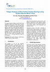 Research paper thumbnail of Fatigue analysis of wind turbine gearbox bearings using SCADA data and Miner's rule