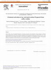 Research paper thumbnail of Chemical Activation of an Activated Carbon Prepared from Coffee Residue