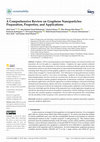 Research paper thumbnail of A Comprehensive Review on Graphene Nanoparticles: Preparation, Properties, and Applications