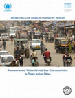 Research paper thumbnail of Assessment of motor vehicle use characteristics in three Indian cities