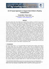 Research paper thumbnail of An ICT-based Application to Support Deaf Children’s Reading Comprehension