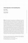 Research paper thumbnail of Critical Approaches to the Storytelling Boom