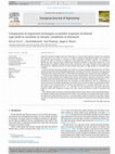 Research paper thumbnail of Comparison of regression techniques to predict response of oilseed rape yield to variation in climatic conditions in Denmark