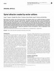 Research paper thumbnail of Spiral attractor created by vector solitons