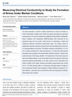 Research paper thumbnail of Measuring Electrical Conductivity to Study the Formation of Brines Under Martian Conditions