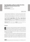 Research paper thumbnail of Seguridad pública y política: Un análisis de los datos en la Ciudad Autónoma de Buenos Aires