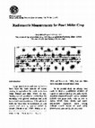 Research paper thumbnail of Radiometric measurements for pearl millet crop