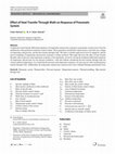 Research paper thumbnail of Effect of Heat Transfer Through Walls on Response of Pneumatic System