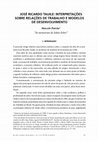 Research paper thumbnail of José Ricardo Tauile: interpretações sobre relações de trabalho e modelos de desenvolvimento