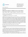 Research paper thumbnail of ERT-based Investigation of a Sinkhole in Greene County, Missouri