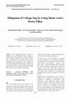 Research paper thumbnail of Mitigation of Voltagе Sag by Using Shunt Active Power Filter