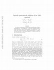 Research paper thumbnail of Spatially quasi-periodic solutions of the Euler equation