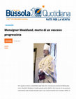 Research paper thumbnail of MONSIGNOR WEAKLAND, MORTE DI UN VESCOVO PROGRESSISTA