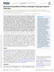 Research paper thumbnail of Reconstructing biblical military campaigns using geomagnetic field data