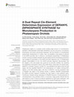 Research paper thumbnail of {"__content__"=>"A Dual Repeat -Element Determines Expression of for Monoterpene Production in Orchids.", "i"=>[{"__content__"=>"Cis"}, {"__content__"=>"GERANYL DIPHOSPHATE SYNTHASE"}, {"__content__"=>"Phalaenopsis"}]}