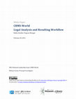 Research paper thumbnail of CRMS-World Legal Analysis and Resulting Workflow