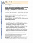 Research paper thumbnail of Abnormal white matter tractography of visual pathways detected by high-angular-resolution diffusion imaging (HARDI) corresponds to visual dysfunction in cortical/cerebral visual impairment