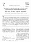 Research paper thumbnail of Differential transcriptional regulation by the α- and γ-catalytic subunit isoforms of cAMP-dependent protein kinase