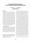 Research paper thumbnail of Truss-based community search