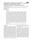 Research paper thumbnail of Network effect: A mechanism for the acceptance of orange-fleshed sweetpotato among rural households in Uganda