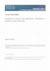 Research paper thumbnail of La justicia como ley del más fuerte: Trasímaco y Calicles contra Sócrates