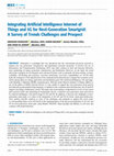 Research paper thumbnail of Integrating Artificial Intelligence Internet of Things and 5G for Next-Generation Smartgrid: A Survey of Trends Challenges and Prospect