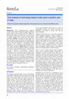 Research paper thumbnail of Cost analysis of technology-based model used in geriatric care in India