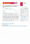 Research paper thumbnail of Reflections on Implementing the Sendai Framework in the Asia-Pacific: Beyond Adding Disability Inclusion into Disaster Risk Reduction