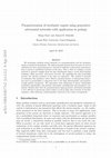 Research paper thumbnail of Parametrization of Stochastic Inputs Using Generative Adversarial Networks With Application in Geology