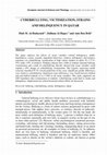 Research paper thumbnail of CYBERBULLYING, VICTIMIZATION, STRAINS AND DELINQUENCY IN QATAR