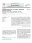 Research paper thumbnail of Quantitative analysis of duty cycle in pediatric and adolescent in-hospital cardiac arrest