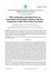 Research paper thumbnail of Effect of Rotation and Initial Stress on Generalized Micropolar Thermoelastic Medium with Three-Phase-Lag