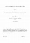 Research paper thumbnail of The U.S. pro-family movement and sexual politics in Africa